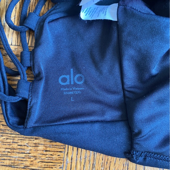 Alo Movement bras. One blue medium. One black large. - Picture 9 of 9